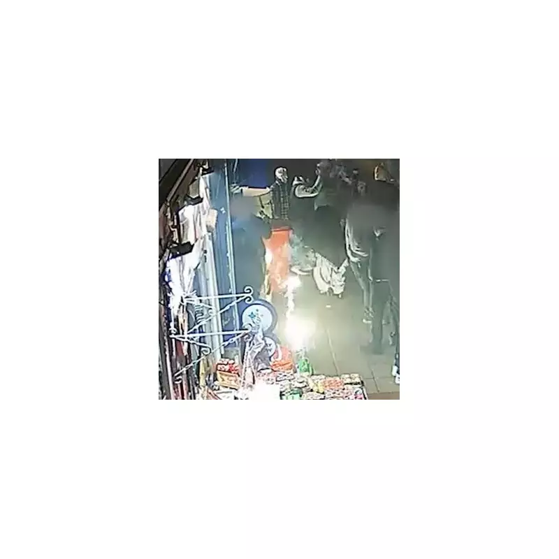 Shocking Footage: Fireworks Hurled from Moving Car at Pedestrians in Midlands