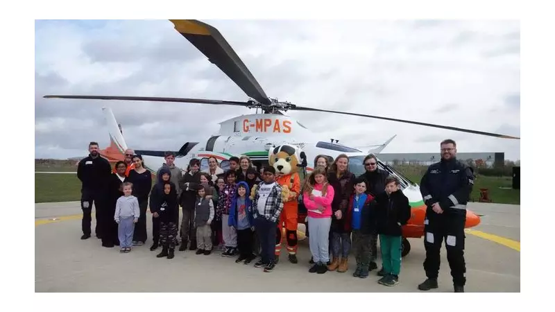18 Youngsters Soar with Magpas Air Ambulance on Special EACH Day