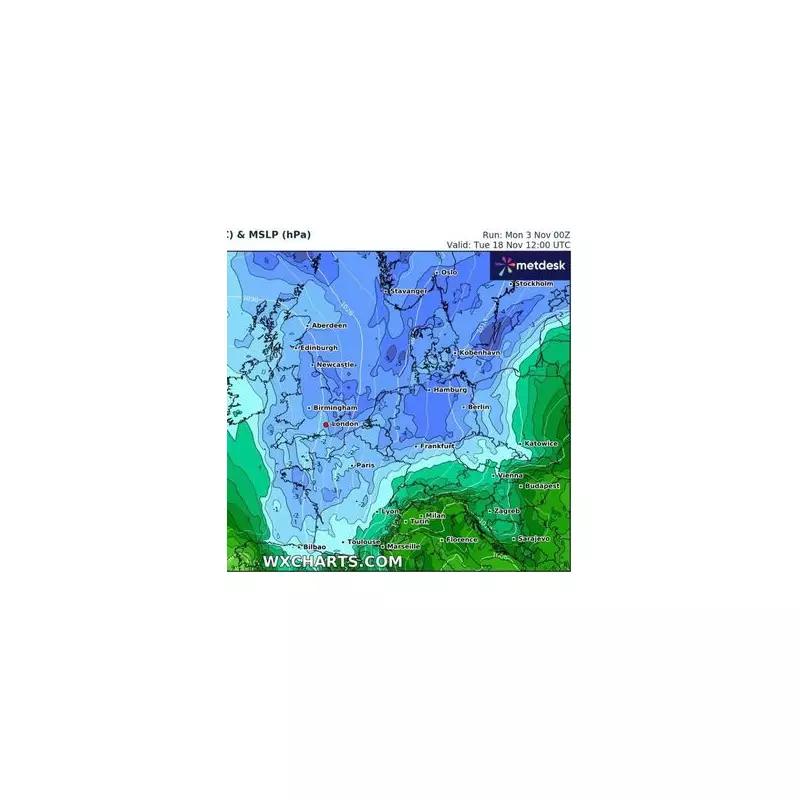 Arctic Blast Set to Freeze Britain: Snow Maps Reveal Exact Dates for Sub-Zero Temperatures