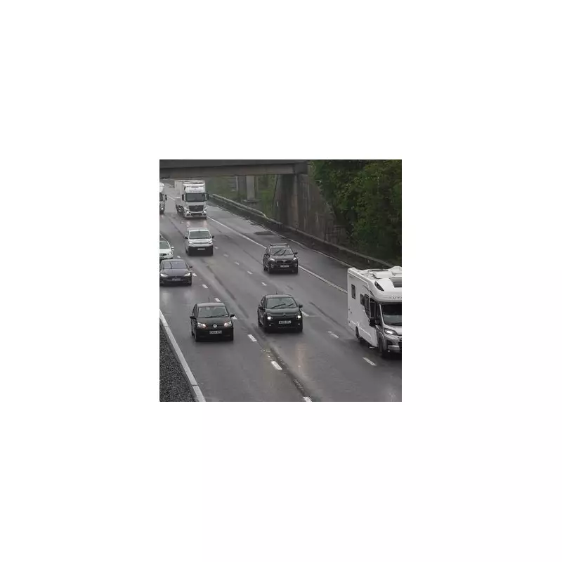 M6 driver fined for middle-lane hogging at 55mph