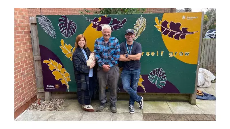 Nottingham Rotary Club Transforms Women's Garden at The Level Detox
