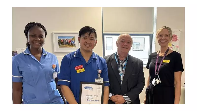 Nurse Geminick Siriban Wins QEH Award for Exceptional End-of-Life Care