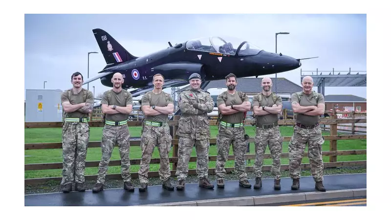 RAF Valley Team Completes 80-Mile Charity March for Veterans