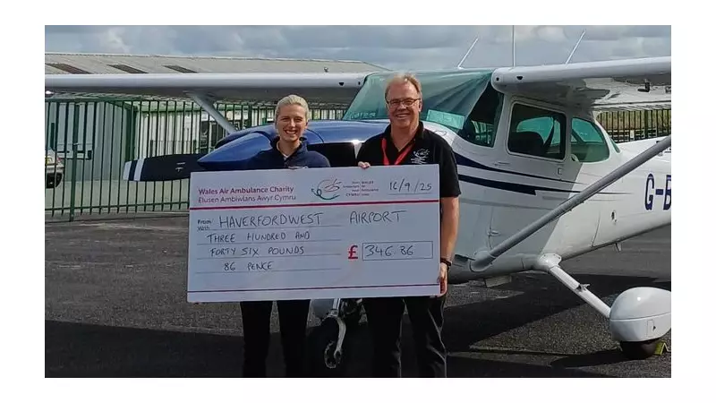 Record 75 Aircraft Land at Haverfordwest Airport for Charity Fundraiser