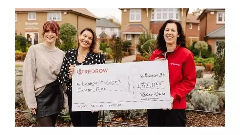 Redrow's £32k Boost for Lennox Children's Cancer Fund