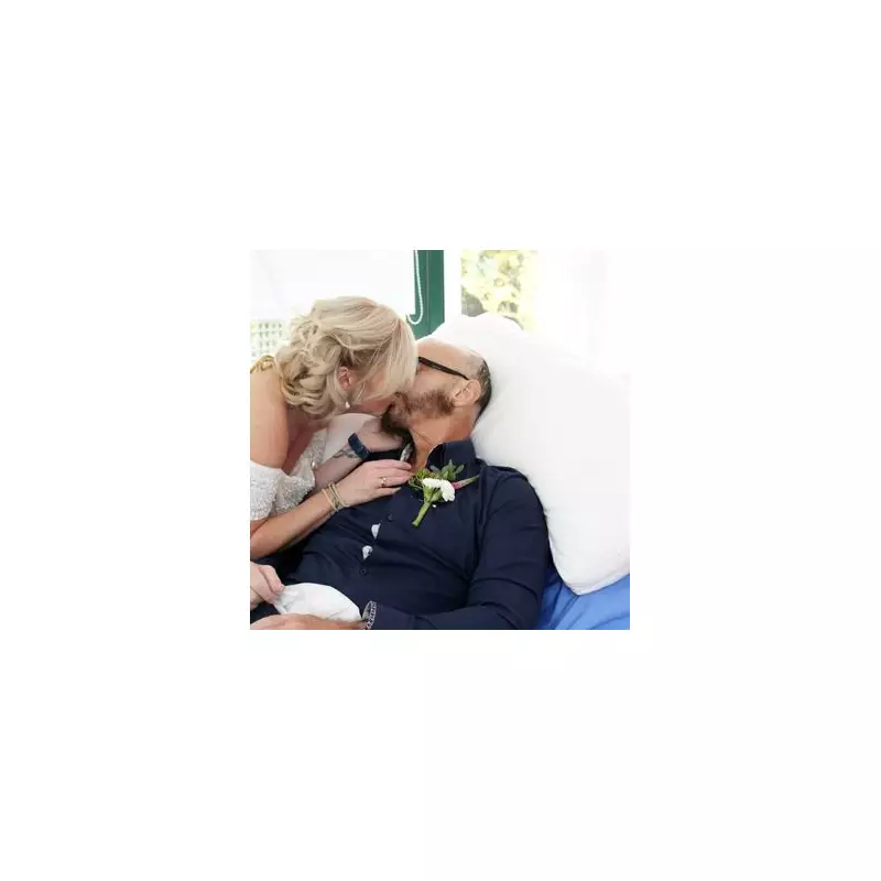 Terminal cancer patient weds in hospice ceremony after strangers step in