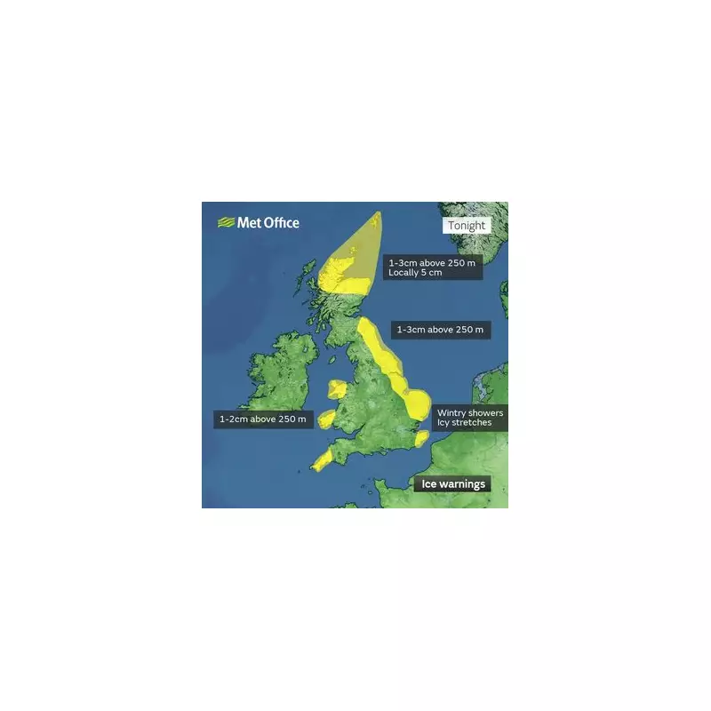 UK Freeze: Met Office Issues 7 Ice Warnings as Temperatures Plummet