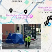 Birmingham Stabbings Map Reveals Eight City Centre Knife Attacks in 2025