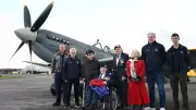 WW2 Veterans Meet Spitfire at North Weald for Remembrance Sunday