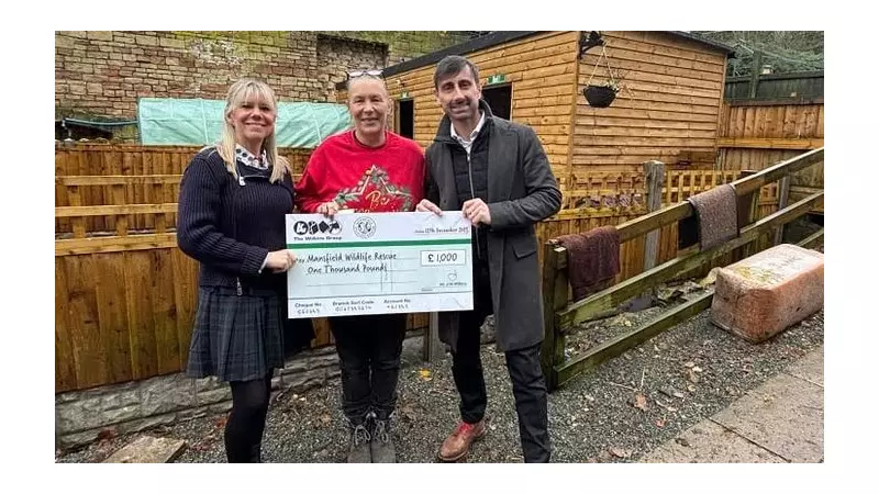 £1,000 Winter Boost for Mansfield Wildlife Rescue from Local Firm