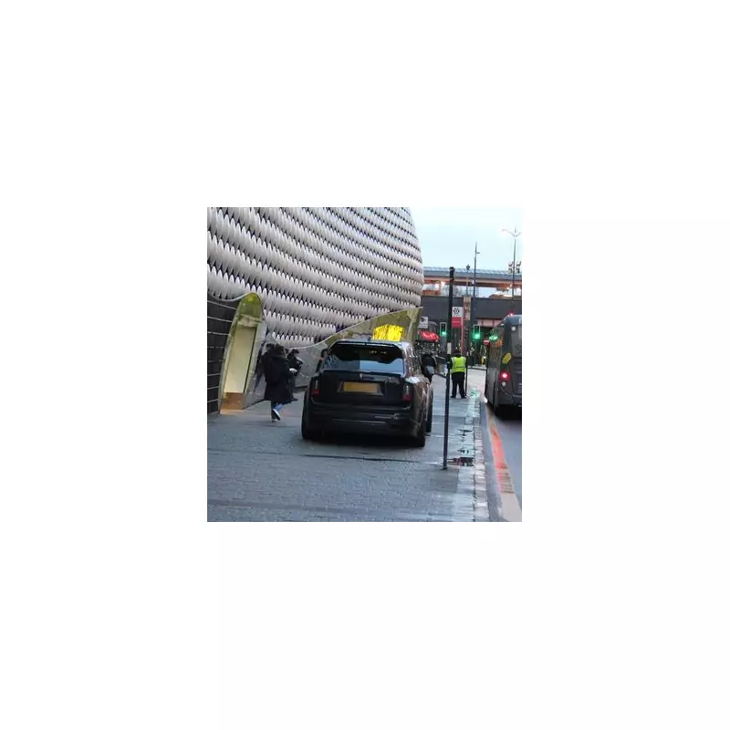 £500k Rolls Royce parks on Birmingham Bullring pavement, sparking debate