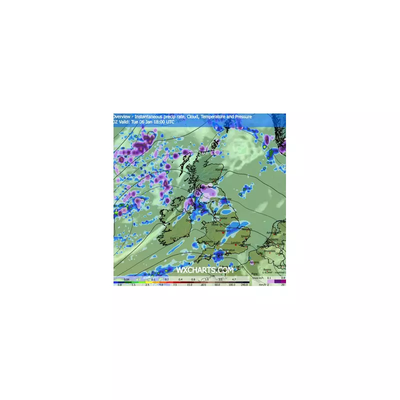 537-Mile 'Snow Bomb' Targets Birmingham & Midlands on Jan 4, 2026