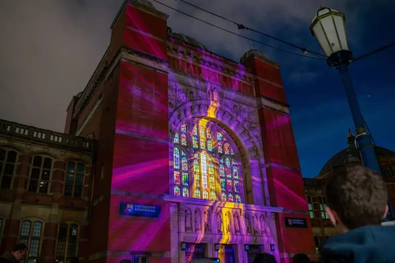 8,000 Celebrate University of Birmingham's 125th Year with Spectacular Lightshow