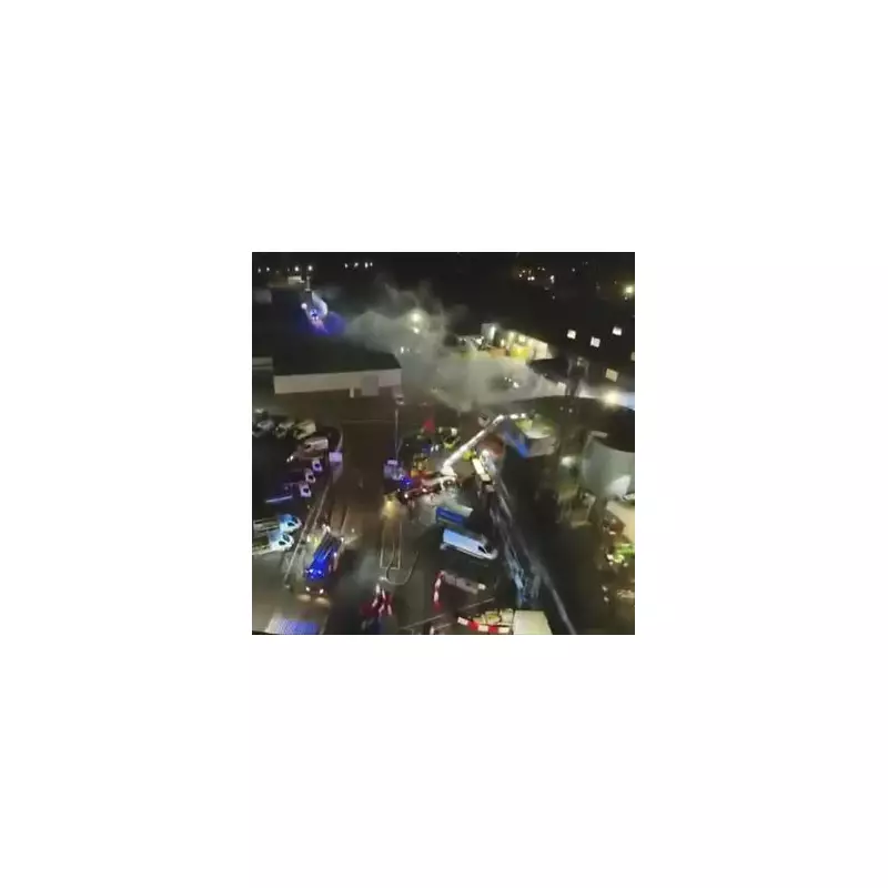 95 firefighters battle Bloxwich pork scratchings factory blaze