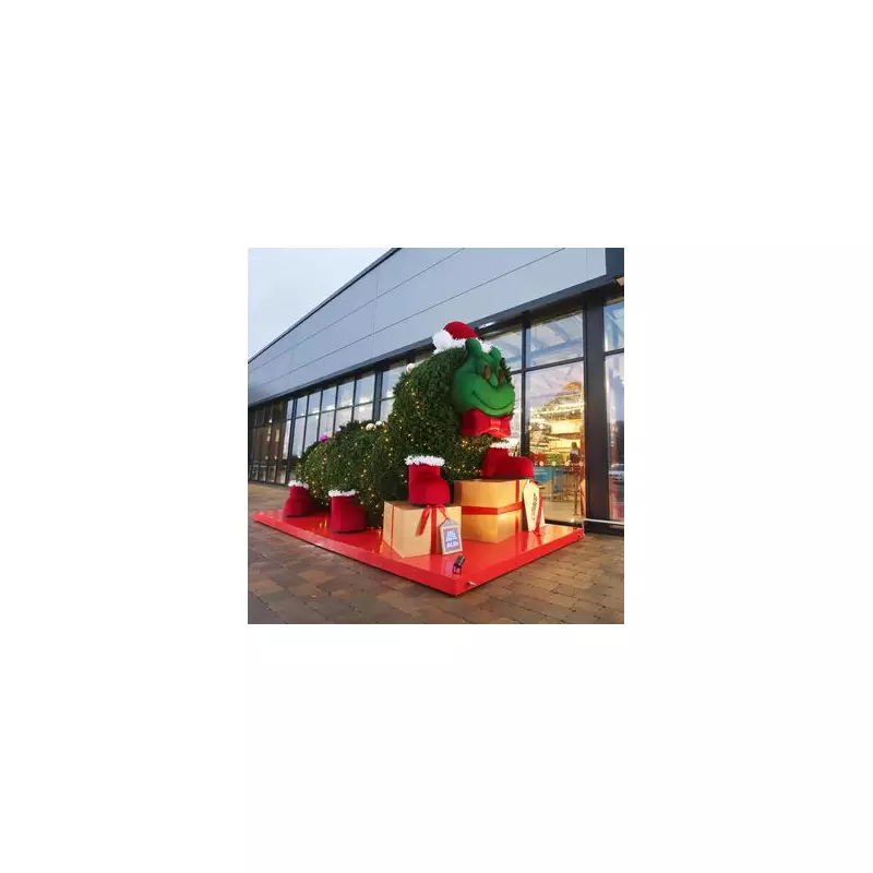 Aldi's 8ft Cuthbert Cake Topiary Delivered to M&S in Festive Prank