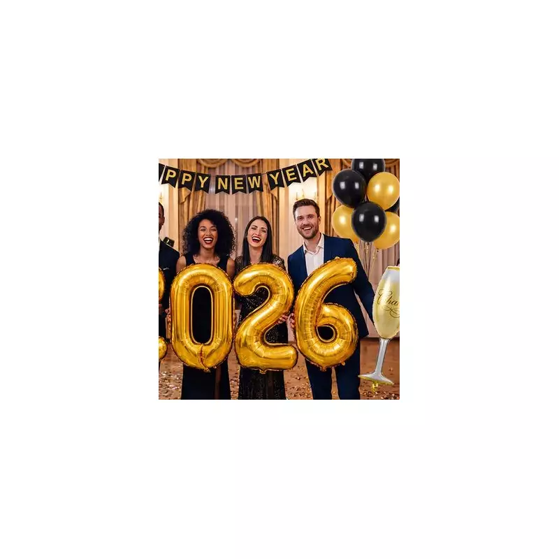 Amazon's £12.99 New Year's Eve Decor Set Has 51 Pieces & 'Everything You Need'