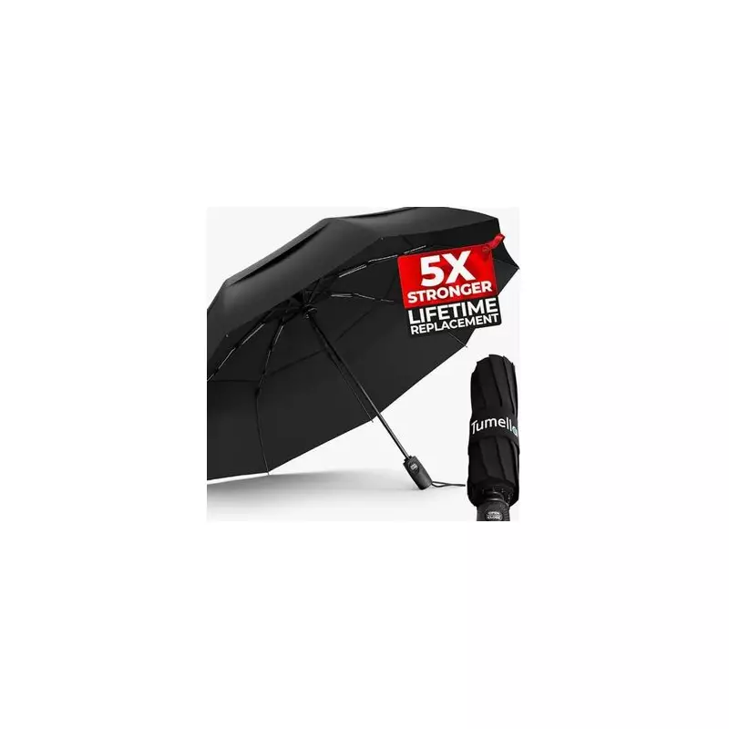 Amazon's 'Strongest' Umbrella Withstands 70mph Winds & Has Lifetime Guarantee