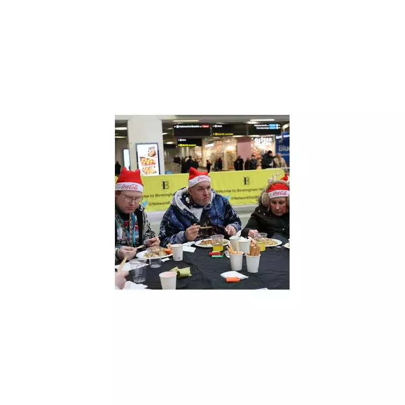 Birmingham New Street Serves Christmas Dinner to 100+ in Need