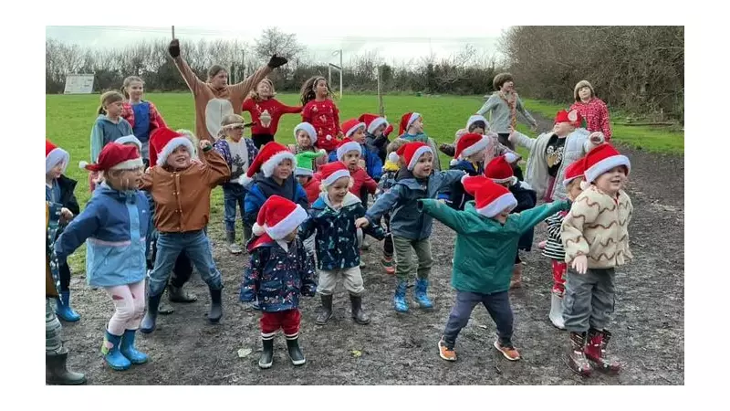 Blackawton Primary Pupils Raise £223 for Devon Air Ambulance with Festive Run