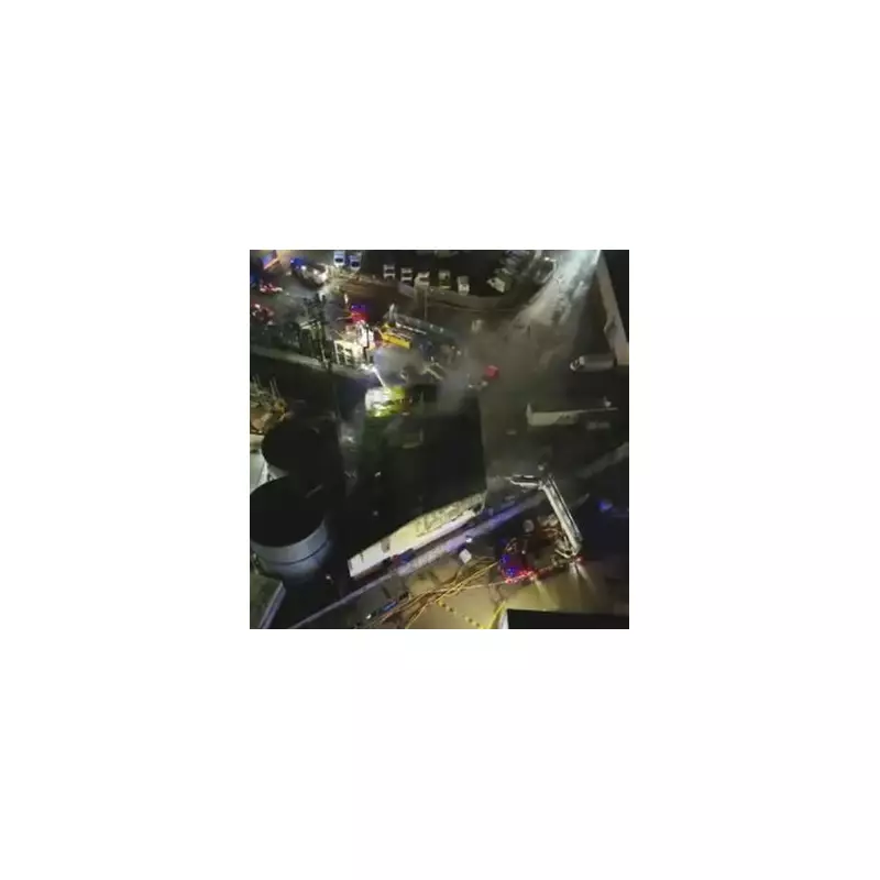 Bloxwich Blaze: Ten Fire Crews Tackle Huge Commercial Fire Overnight