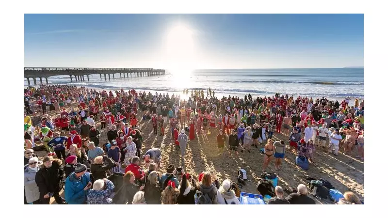 Bournemouth's White Christmas Dip Moves East of Boscombe Pier for 2024