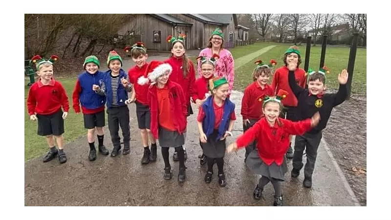 Dean Valley Primary's Jingle Bell Jog Raises Vital Funds for East Cheshire Hospice