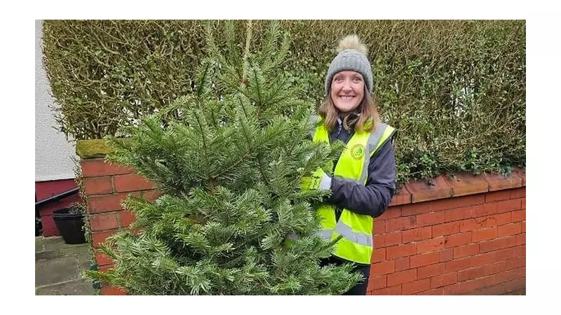 Family's 15-Year Christmas Tree Collection Tradition Continues for East Cheshire Hospice