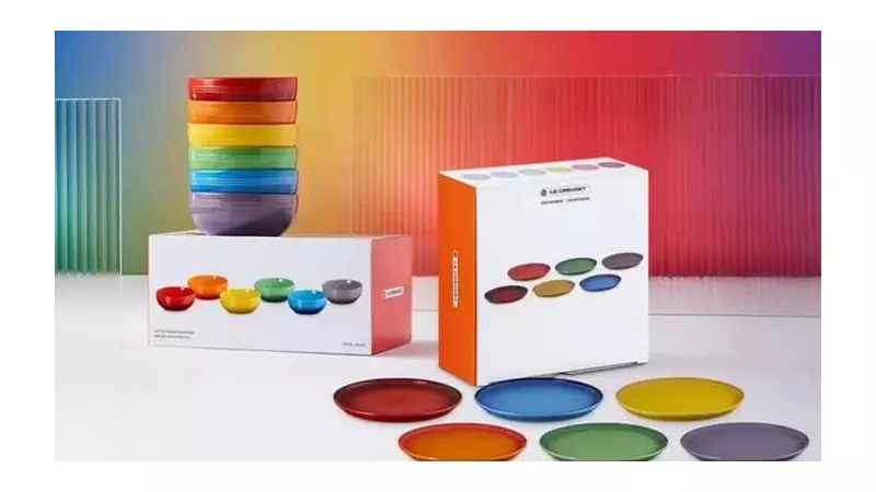 Le Creuset's 12-Piece Rainbow Dinner Set Slashed to Under £50