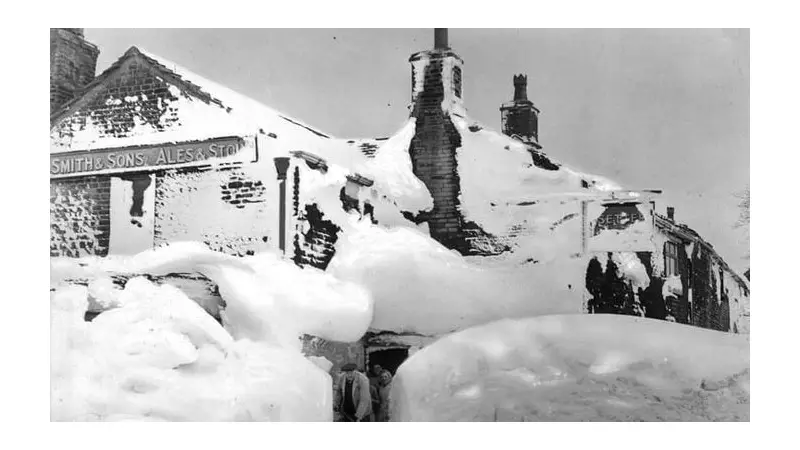 Macclesfield's Frozen Past: 1950s Snow Scenes & Emergency Plane Landing