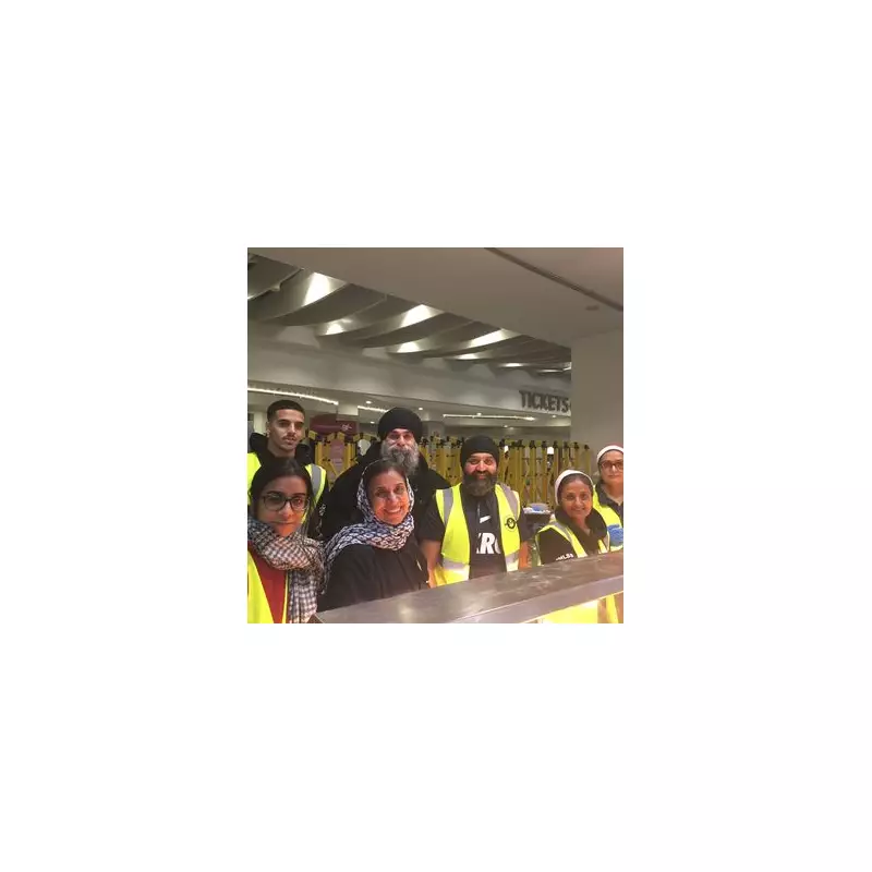 Sikh Charity Hosts Christmas Eve Feast for Homeless at Birmingham New Street