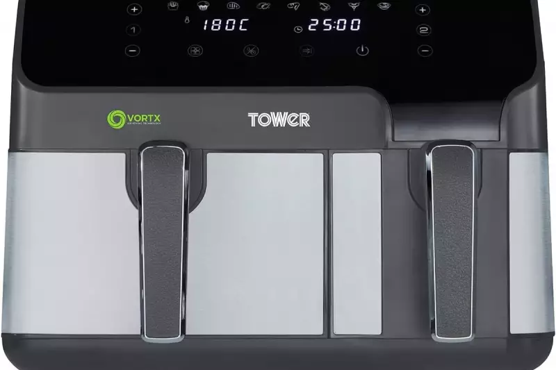 Tower's Dual Basket Air Fryer Hits Record Low Under £50 in Amazon Deal