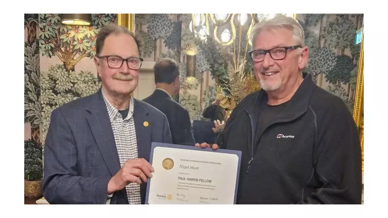 Two Folkestone Rotary Members Receive Prestigious Paul Harris Fellowship