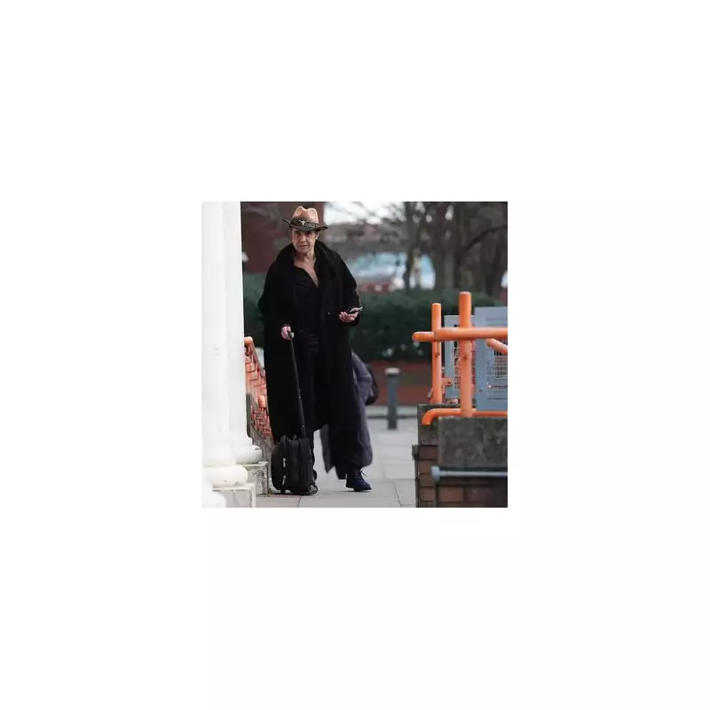 X Factor's Chico in Court: Cowboy Hat & Fur Coat at Drink-Driving Hearing