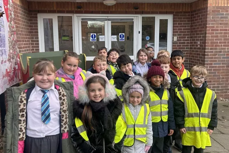Year 3 Pupils Spread Festive Cheer at Kits Green Care Home Visit