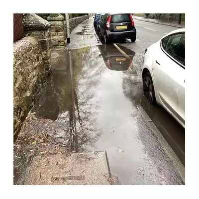 Eight-Year Flooding Crisis Forces Kidsgrove Children to Walk in Road