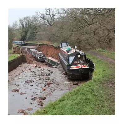 Narrowboats trapped a week after Whitchurch canal collapse