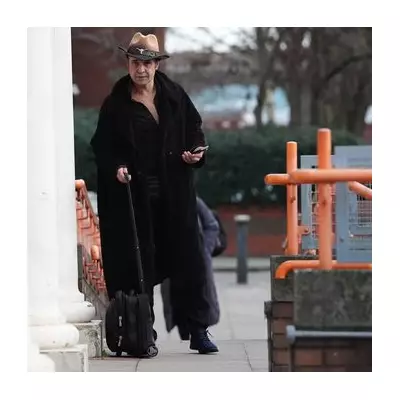 X Factor's Chico in Court: Cowboy Hat & Fur Coat at Drink-Driving Hearing