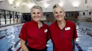 80-Year-Old Twin Sisters Inspire Swimmers With 30+ Years of Teaching