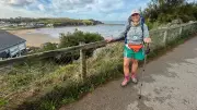 Coastal Walker Blue Wilson Returns to Cornwall to Complete 27-Mile Gap