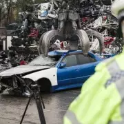 Modified Nissan Skyline crushed after fatal Oldbury street racing deaths