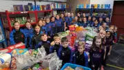 Penrhyn Bay FC Juniors Smash Record with 870+ Food Bank Donations