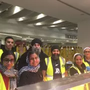 Sikh Charity Hosts Christmas Eve Feast for Homeless at Birmingham New Street