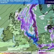 UK Snow Maps Turn Purple as 250-Mile 'Wall of Snow' Threatens