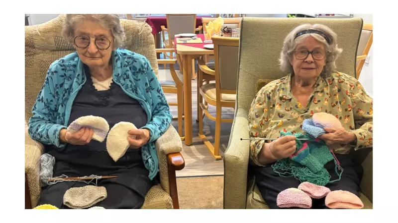 Alton Care Home Residents Knit for Premature Babies and Homeless