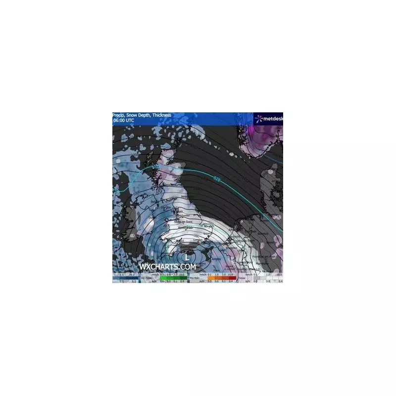 Beast from the East to Unleash 656-Mile Snow Wall on UK by January 31