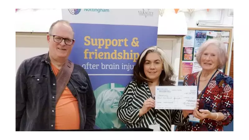 Belvoir Big Band Donates £400 to Headway Brain Injury Charity in Nottingham
