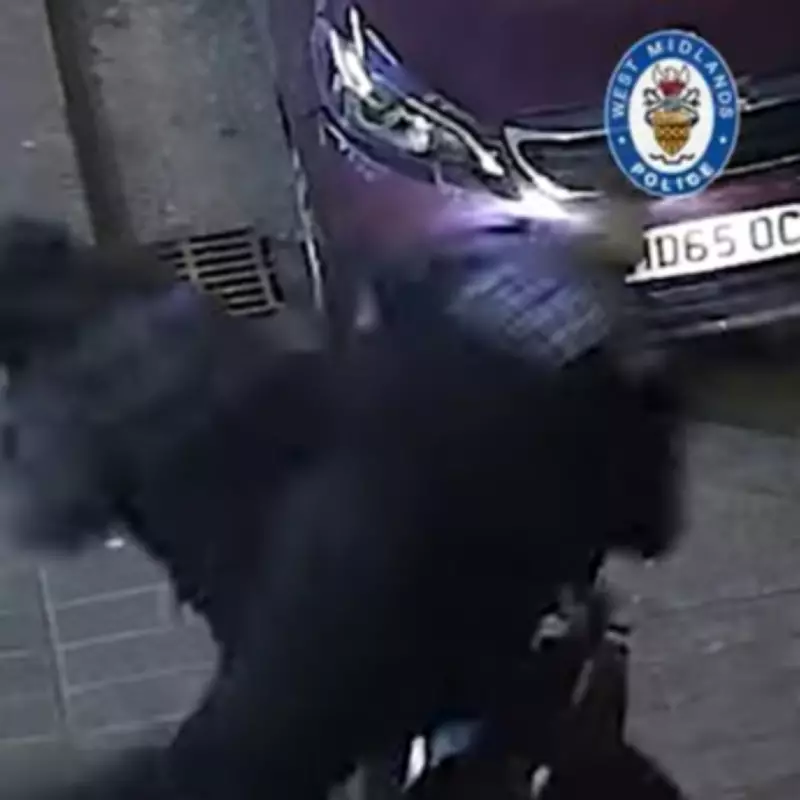 Birmingham PC's Dramatic Tackle on Motorbike Thieves Caught on CCTV