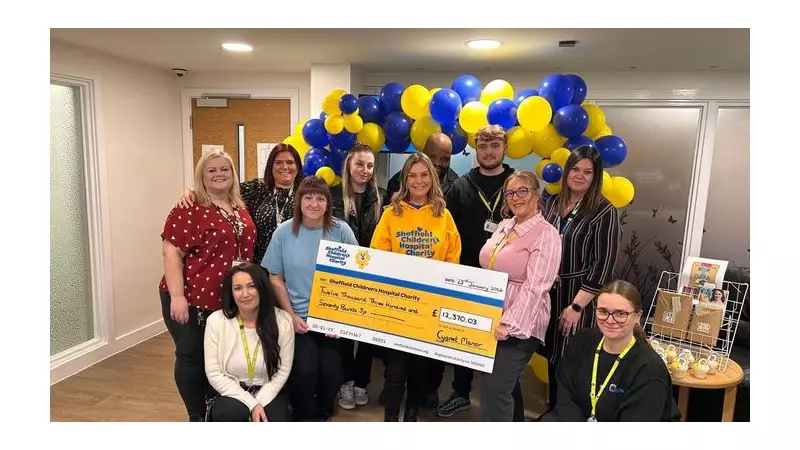 Cygnet Manor's £12,300 Donation Boosts Sheffield Children's Hospital Charity