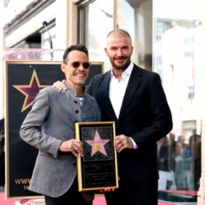 David Beckham Shows Support for Marc Anthony Amid Brooklyn Family Drama