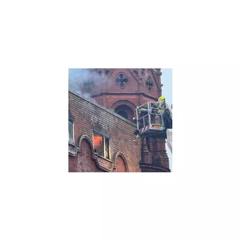 Firefighters Battle Major Blaze in Historic Birmingham Building